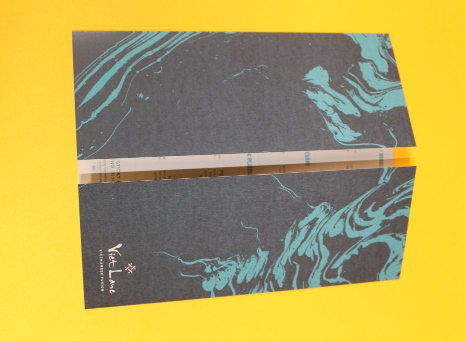 Viet Lane Printed Menu Card