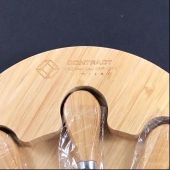 Contract Mechanical Services Branded Cheese Board Set