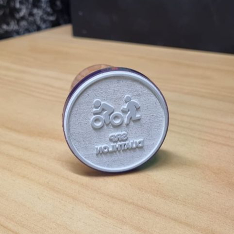 SRP Duathlon Customised Rubber Stamp