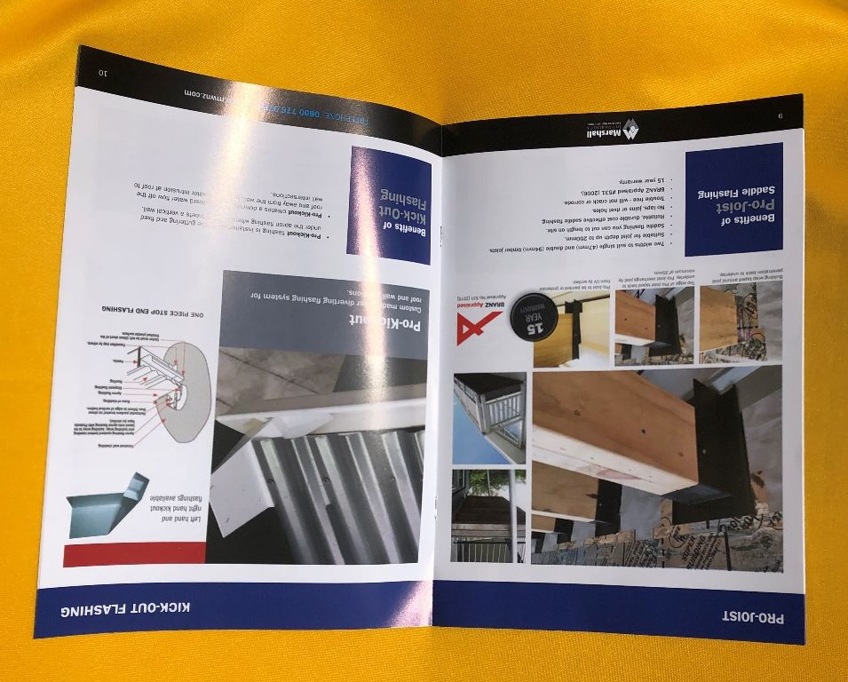 Marshall Innovations Product Guide Multi-Page Brochure