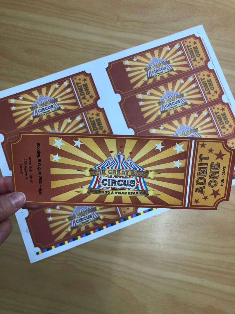 The Great Kiwi Circus Print Collateral