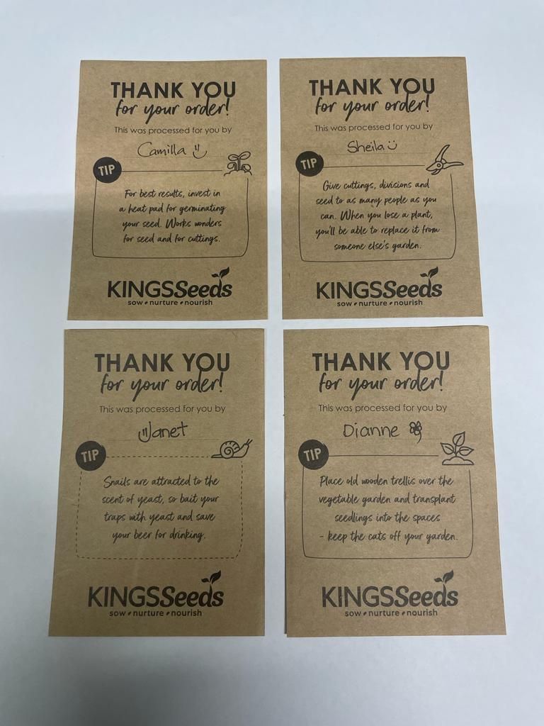 Kings Seed NZ Packaging