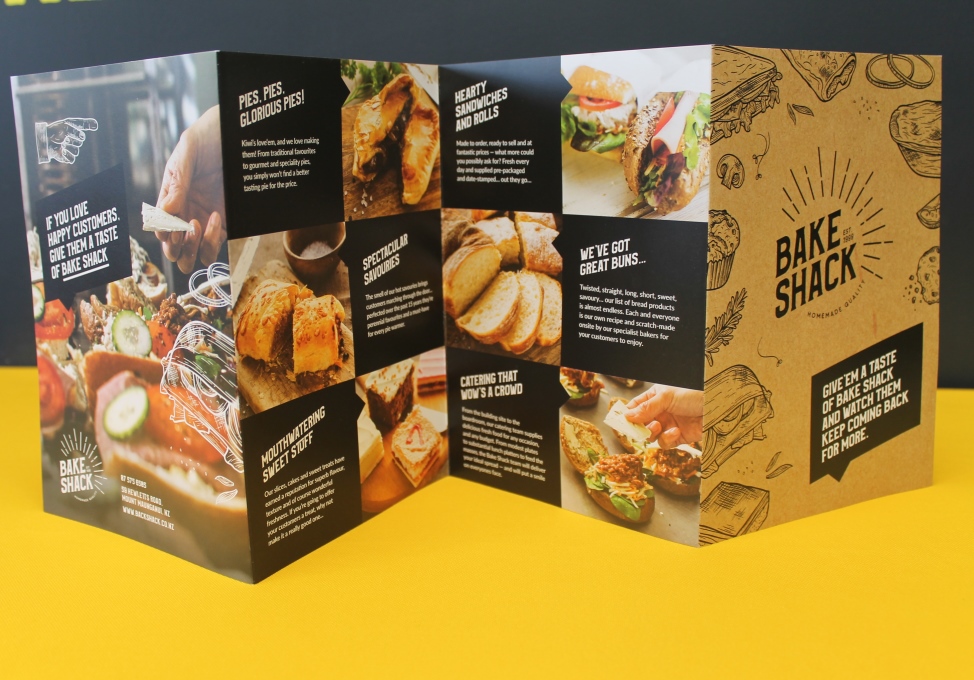 Bake Shack Double-Z Fold Brochure