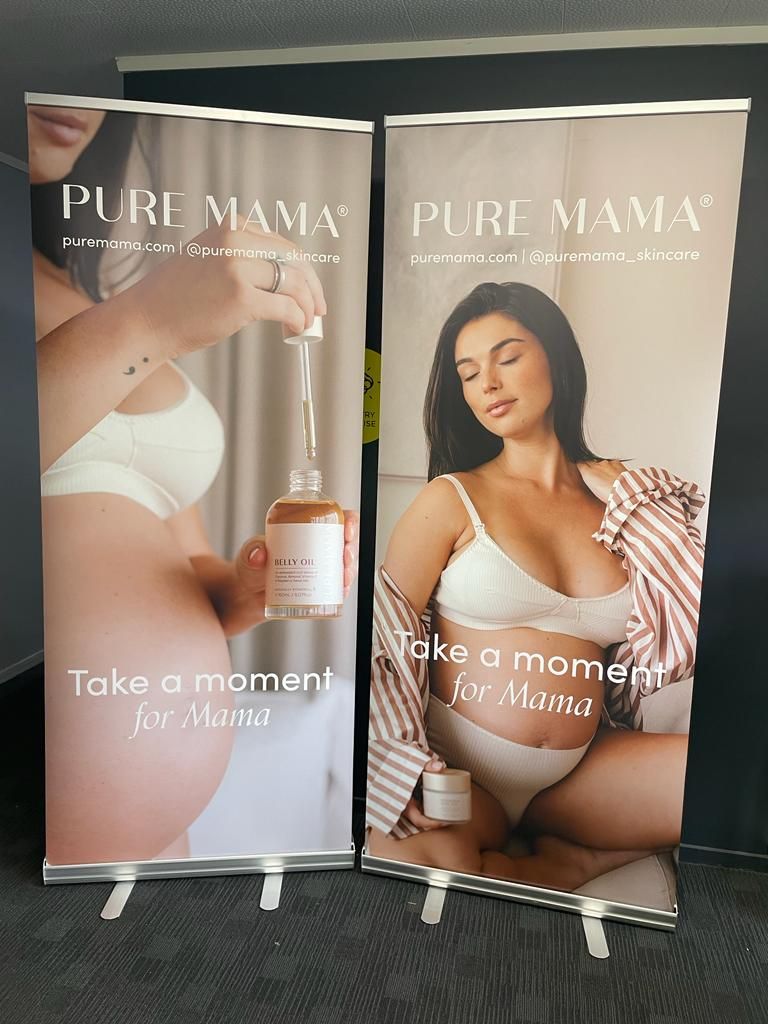 Pure Mama Pull-Up Banner