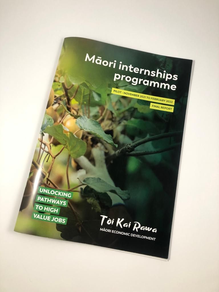 Toi Kai Rawa Maori Internship Programme Brochure