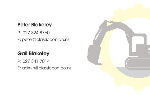 Classic Contractors Business Card