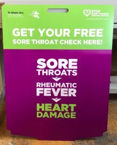 Te   Whatu   Ora   Footpath   Sign     Pure   Print   Promotions   Tauranga