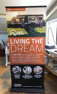 Atlas   Direct   Sight   Seeker   Caravans   Pull   Up   Banner     Pure   Print   Promotions   Tauranga
