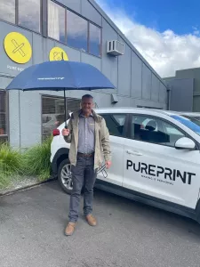 Master Craft   Kitchens   Branded   Umbrella     Pure   Print  &  Promotions   Tauranga   Printer