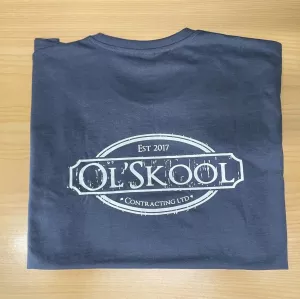 Ol Skool   Branded  T Shirts     Pure   Print   Printing  &  Promotions   Tauranga