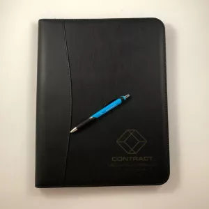 Contract   Mechanical   Services   Notebook  &  Pen     Pure   Print   Promotions   Tauranga