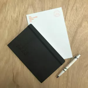 Relocatable Homes Branded Notepad_Pen 2 - Pure Print Promotions Tauranga.jpg
