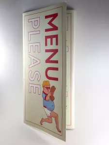 Miss   Gees   Printed   Menu   Pure   Print  &  Promotions   Tauranga